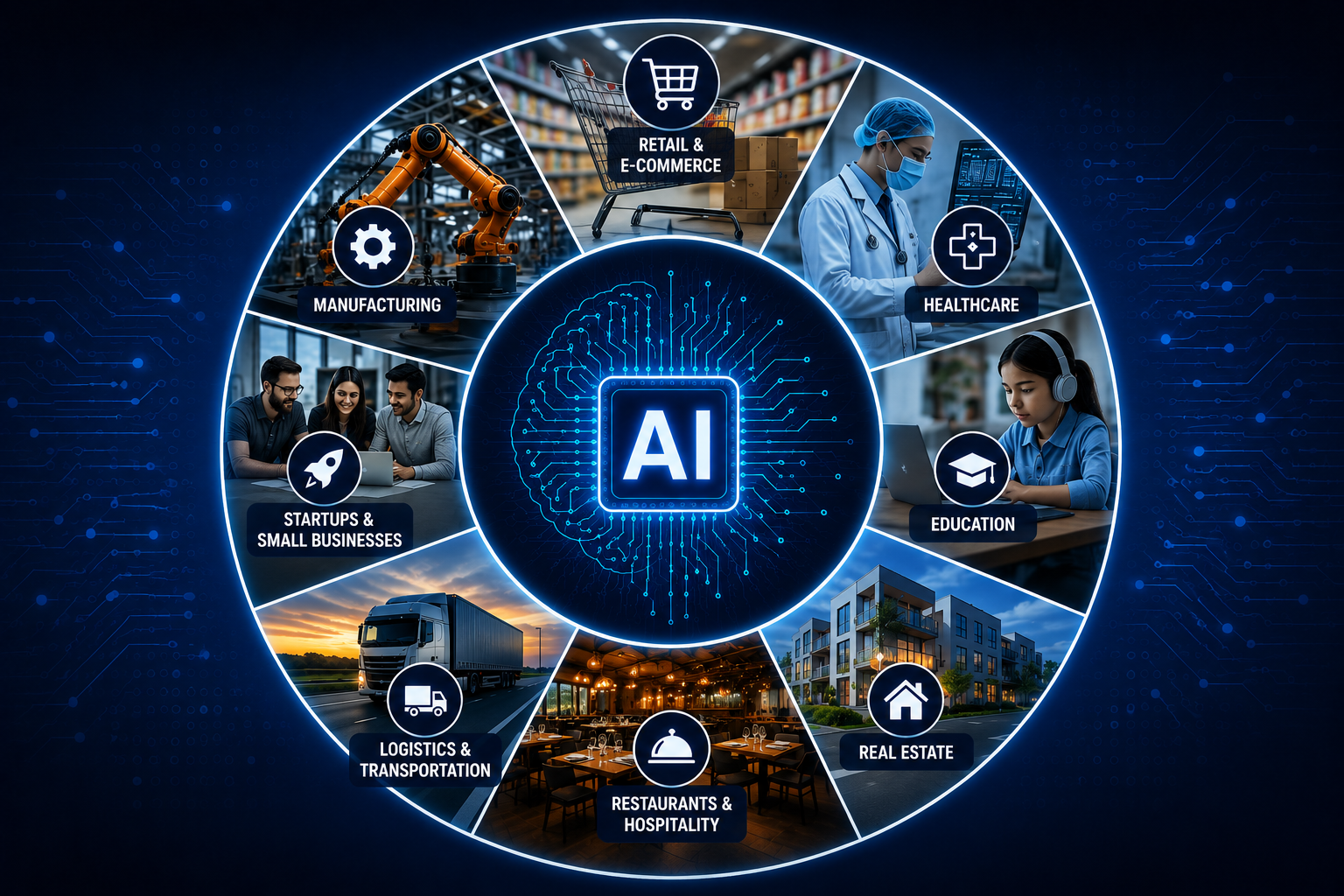 How Artificial Intelligence (AI) Is Transforming Businesses Across Every Industry in 2026