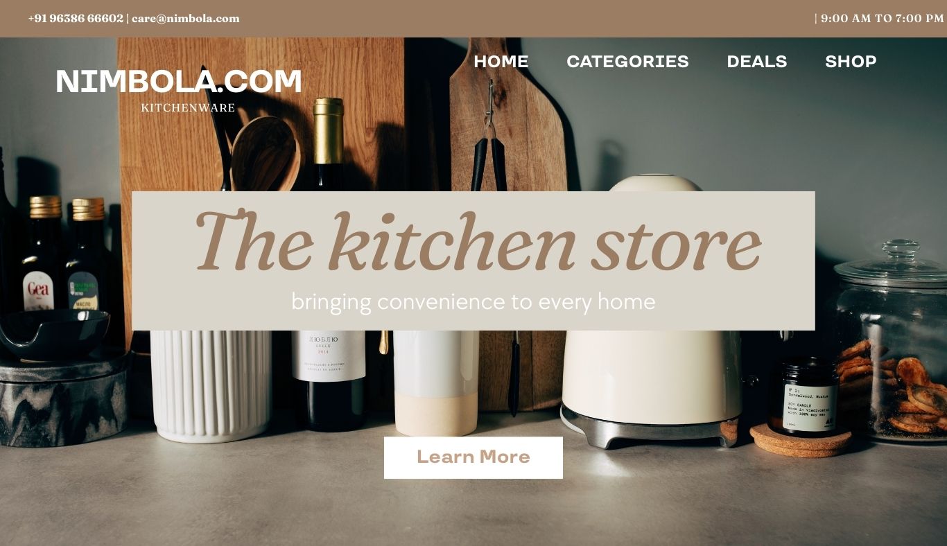 WordPress E-Commerce Development for Nimbola.com